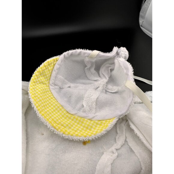 Cabbage Patch Kids Doll Preemie White Yellow Bunny Terry Cloth Boy Shirt Hat - Picture 4 of 16